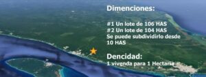 Las Palmas, Parcela de 1 hectárea en Playa del Carmen, Quintana Roo